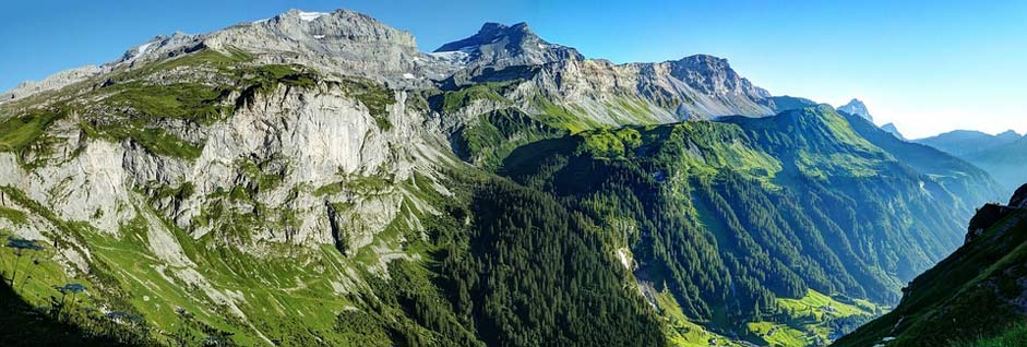 Landscape Nature Mountains Switzerland