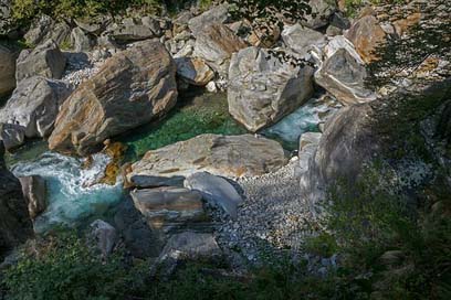 Water Verzasca Rock River Picture