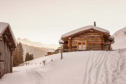 Switzerland Mountains Snow Winter Picture