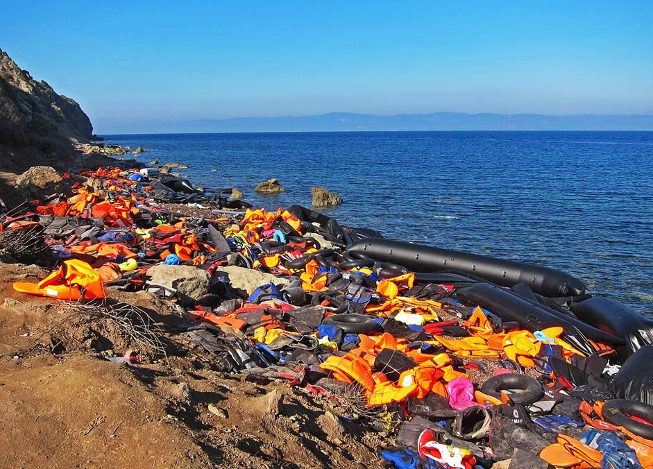 Orange War Syria Life-Jackets