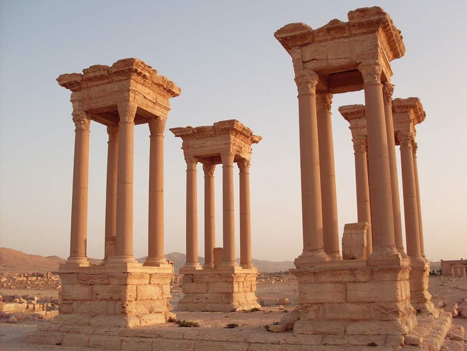 Colonnade Syria Rome Palmyra