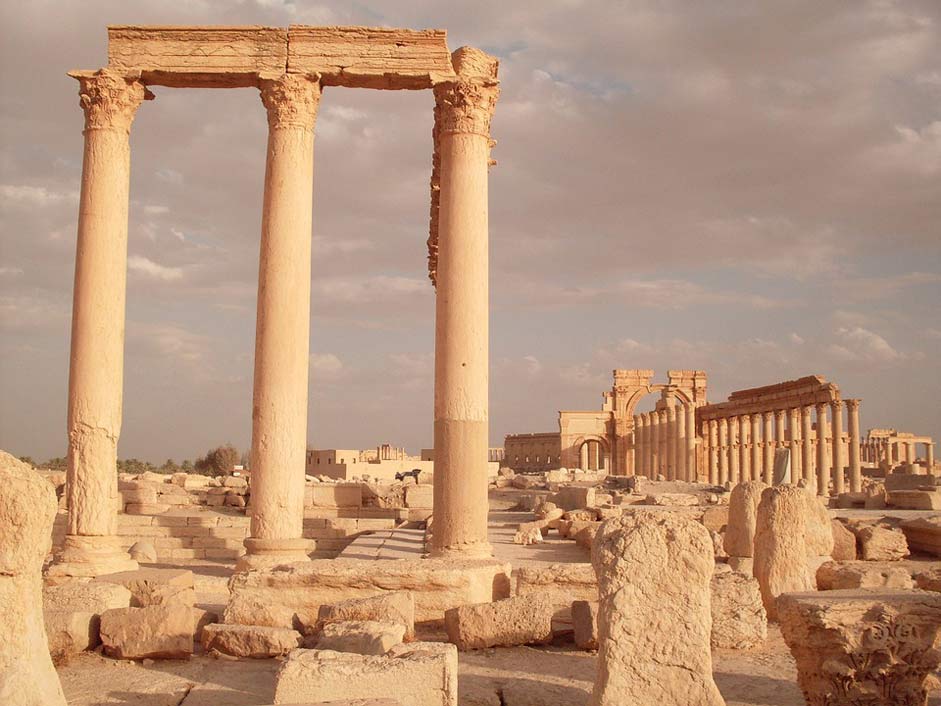Colonnade Syria Rome Palmyra