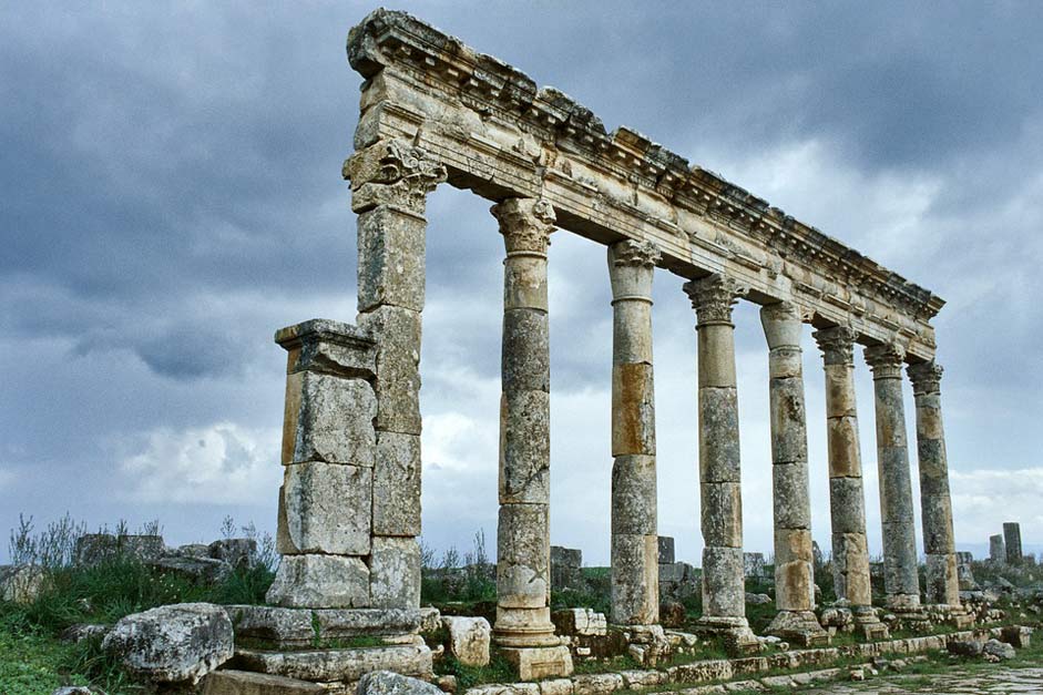Ruins Roman Apamea Syria