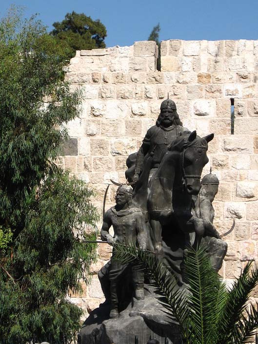 Statue Saladin Damascus Syria