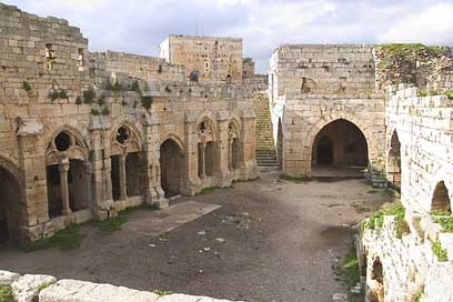 Krak-Of-Chevaliers Ancient-Cities Syria Crusader Picture