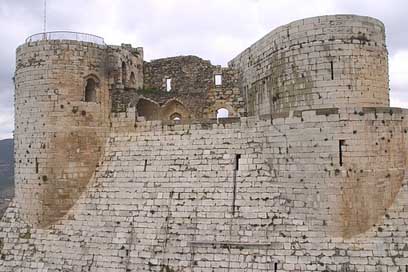 Krak-Of-Chevaliers Ancient-Cities Syria Crusader Picture