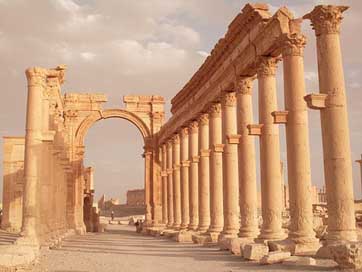 Palmyra Colonnade Syria Rome Picture