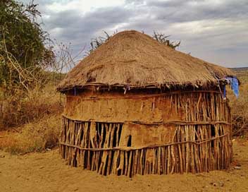 Hut Rustic Africa Dwelling Picture