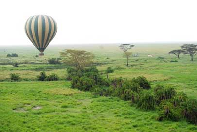 Balloon Africa Tanzania Serengeti Picture