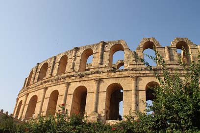 Tunisia Architecture Old Amphitheatre Picture