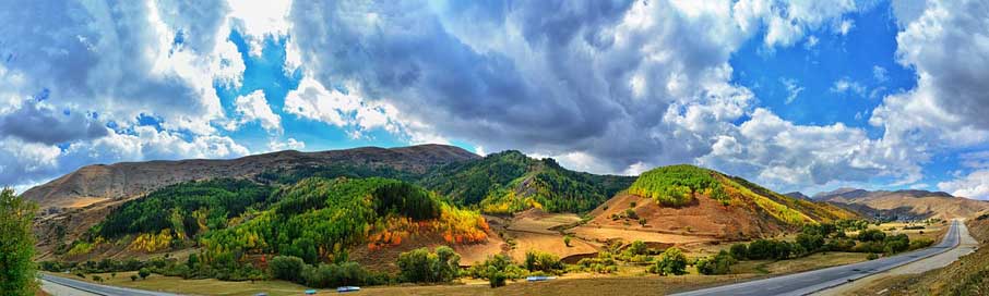 Panoramic Landscape Sky Nature Picture