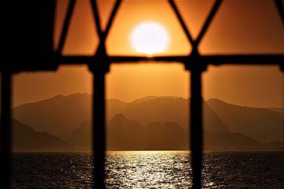 Sunset Sunbeam Turkey Antalya Picture
