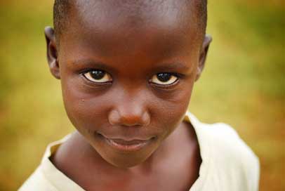 Child Girl Eyes Uganda Picture