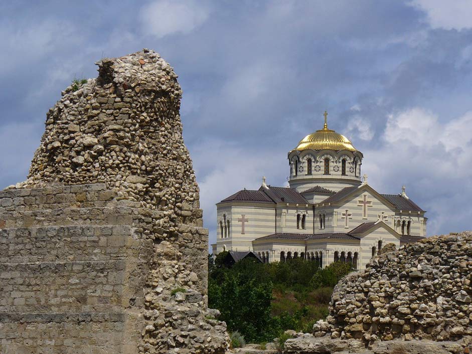 Church St-Vladimir-Cathedral Ukraine Sevastopol
