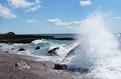Crimea Sea Black Wave Picture