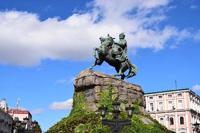 Ukraine Beauty Monument Kiev Picture