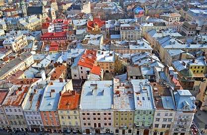 Lviv Market-Square City Ukraine Picture