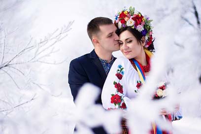 Winter Ukraine Snow Happiness Picture