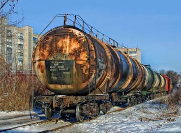 Ukraine Railway Railroad Tank-Cars Picture