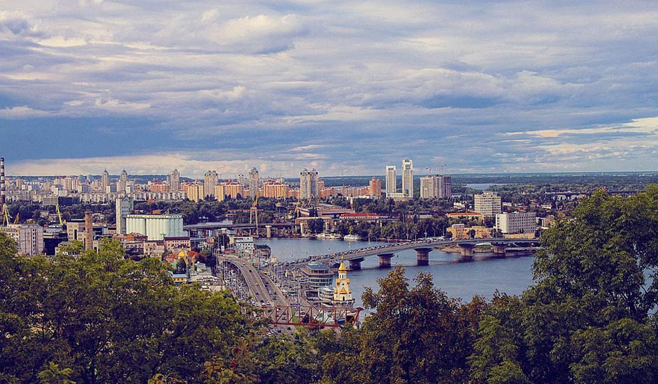 City Panorama Kiev Ukraine
