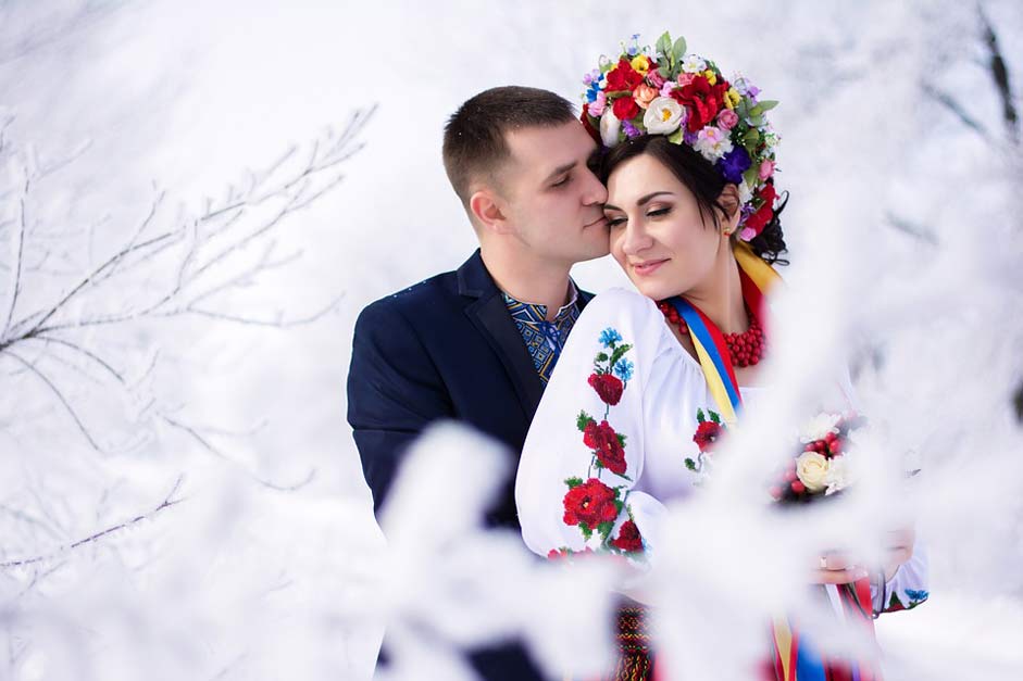 Ukraine Snow Happiness Winter