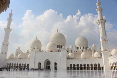 Mosque Arab Architecture Abu-Dhabi Picture