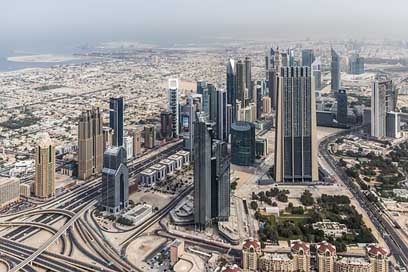 Dubai Skyscraper Cityscape City Picture