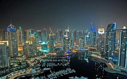 Dubai United-Arab-Emirates High-Rises Skyscrapers Picture