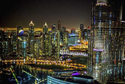 City Hotel Night Dubai Picture