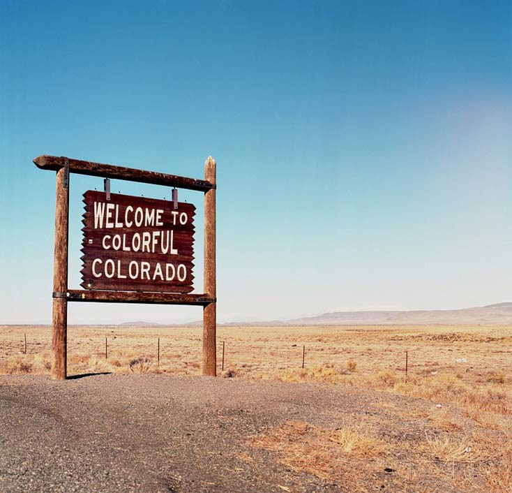 Sign Signpost Welcome Colorado