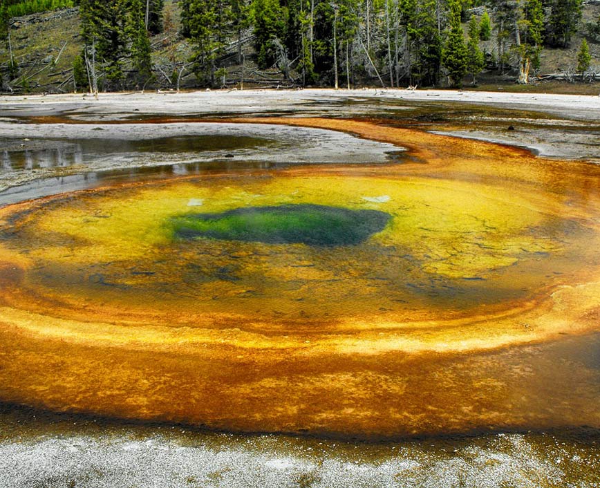 Yellowstone Wyoming National-Park Geyser