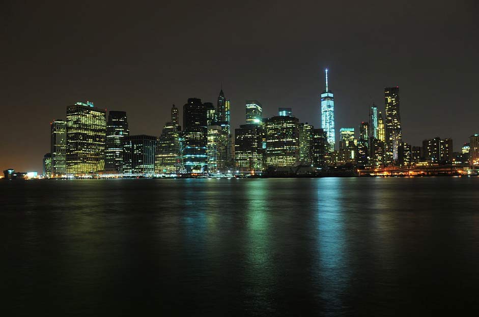 Urban Manhattan Skyline New-York