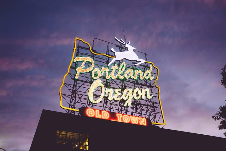 Pacific Tourism Oregon Portland