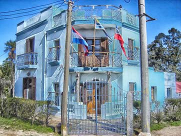 Uruguay Blue Home House Picture