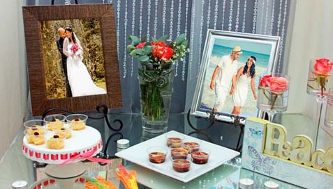Sponge-Cake Romantic Romance Wedding Picture