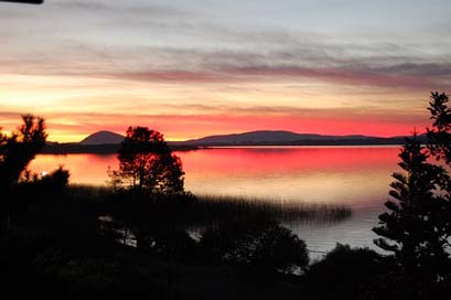 Sunset Nature Uruguay Laguna Picture