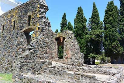 Fortress Ruins Wall Stone-House Picture