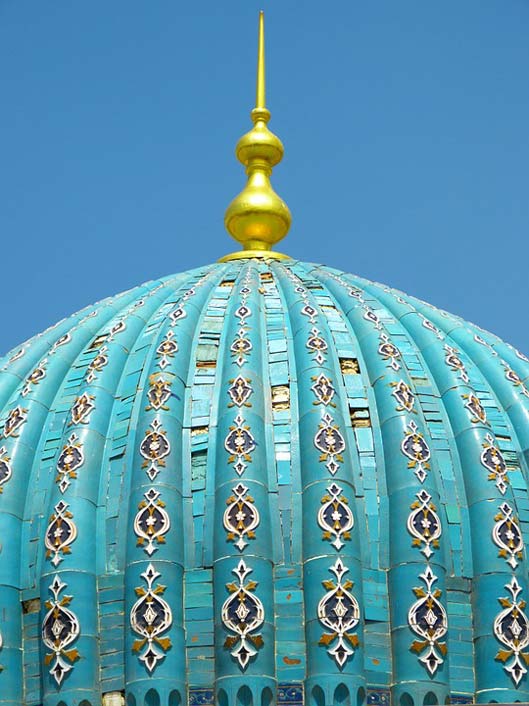 Mausoleum Mosque Blue Dome