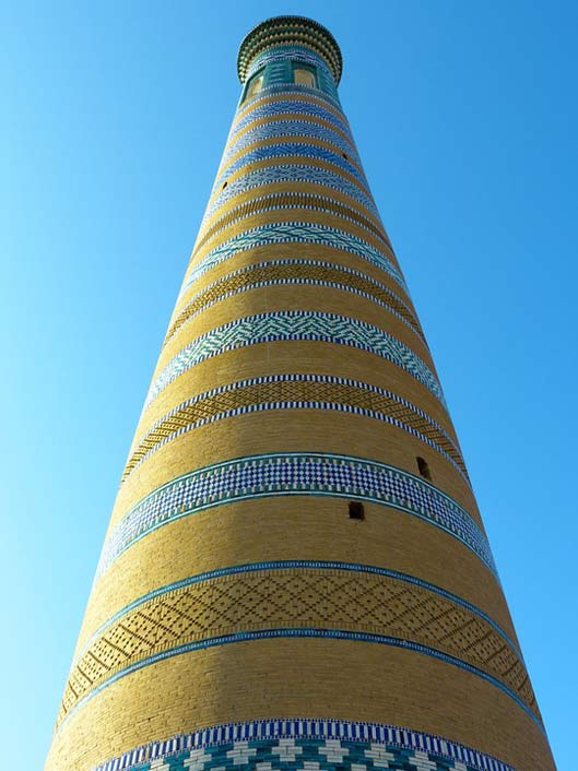 Mosaic High Chodja-Islam-Minaret Khiva