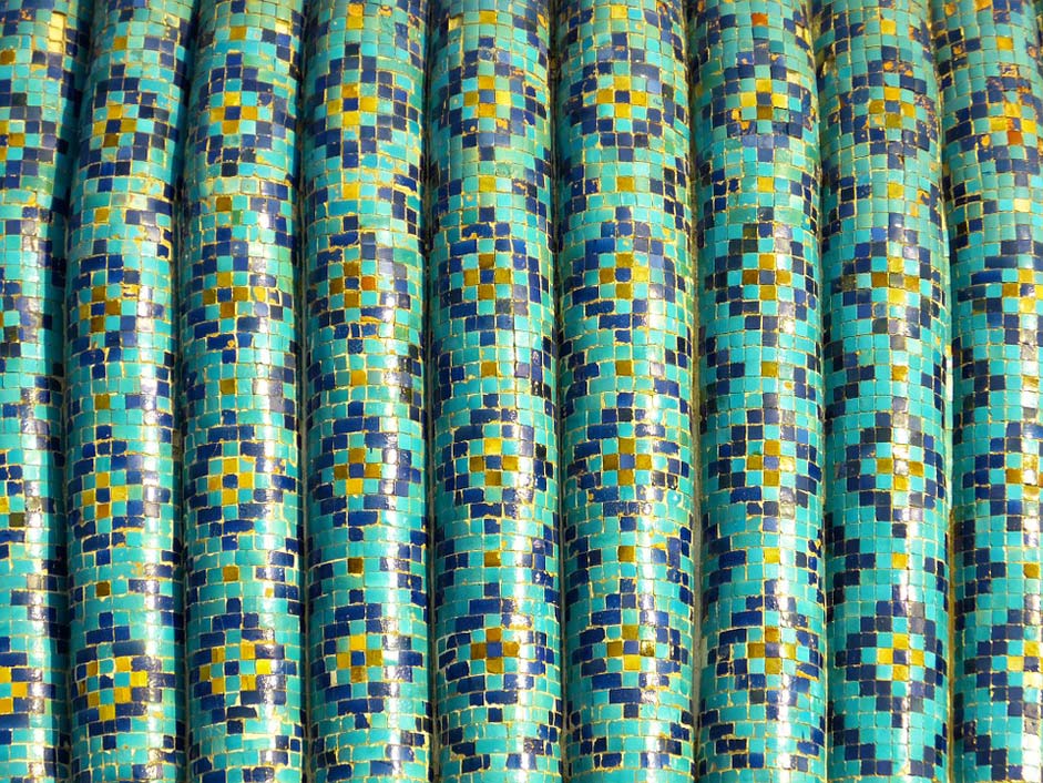 Turquoise Artfully Pattern Mosaic