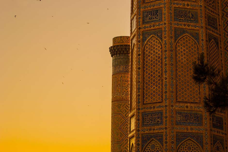 Sunset Uzbekistan Registan Samarkand