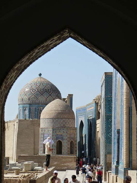 Uzbekistan Samarkand Necropolis Shohizinda
