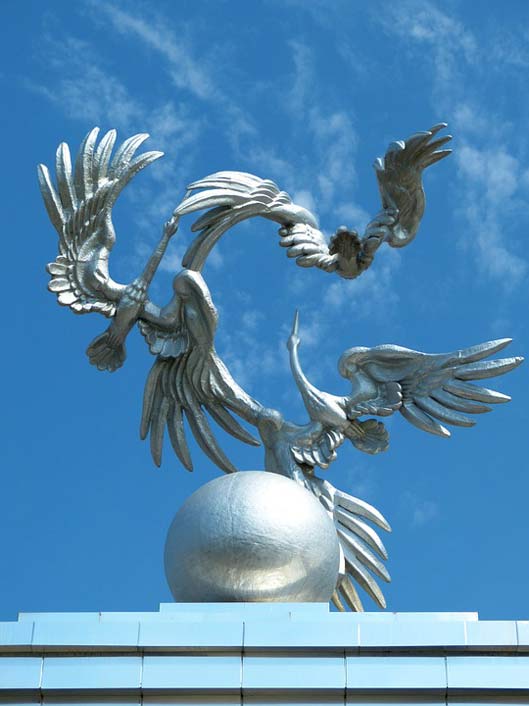 Storks Monument Independence-Square Tashkent
