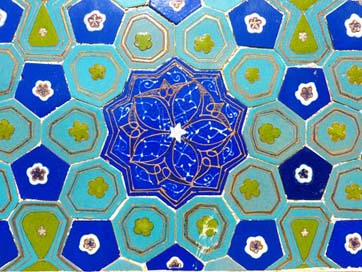 Uzbekistan Artfully Pattern Mosaic Picture
