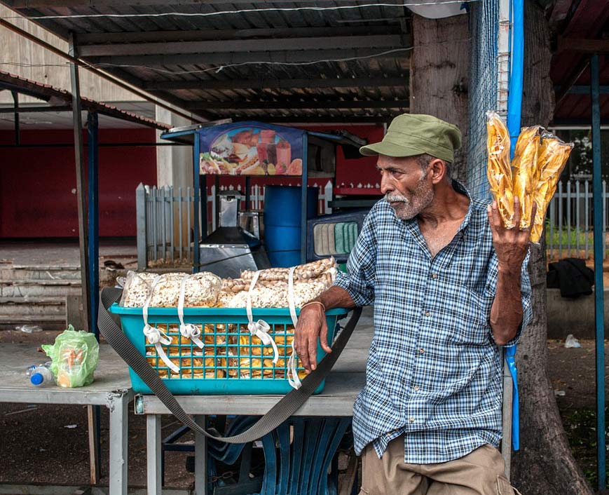 Plantains Vendor Venezuela Maracaibo