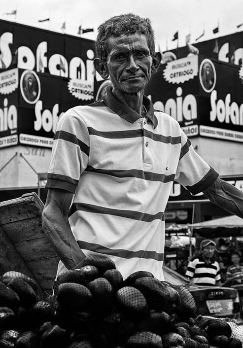 Selling-Tomatoes Man Venezuela Maracaibo