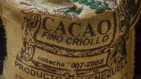 Cocoa Beans Chocolate Bag Picture