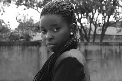 African Zimbabwean Black-And-White Zimbabwean-Woman Picture
