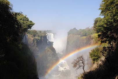 Victoria-Falls Waterfall Afirka Zimbabwe Picture