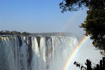 Victoria-Falls Africa Zambezi Waterfall Picture